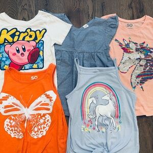 Girls T-shirt and tank top bundle